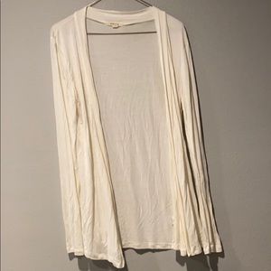 White cardigan